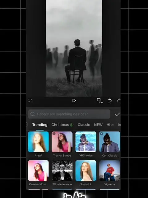 CapCut home screen and new project button